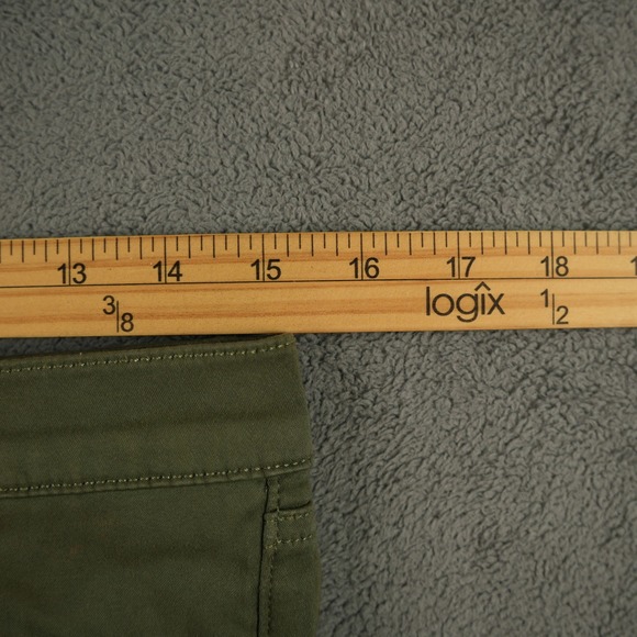 Rag & Bone Lariat Cargo Pants Women 31 Army Green Multi-Zip Skinny Biker Moto - Picture 7 of 12